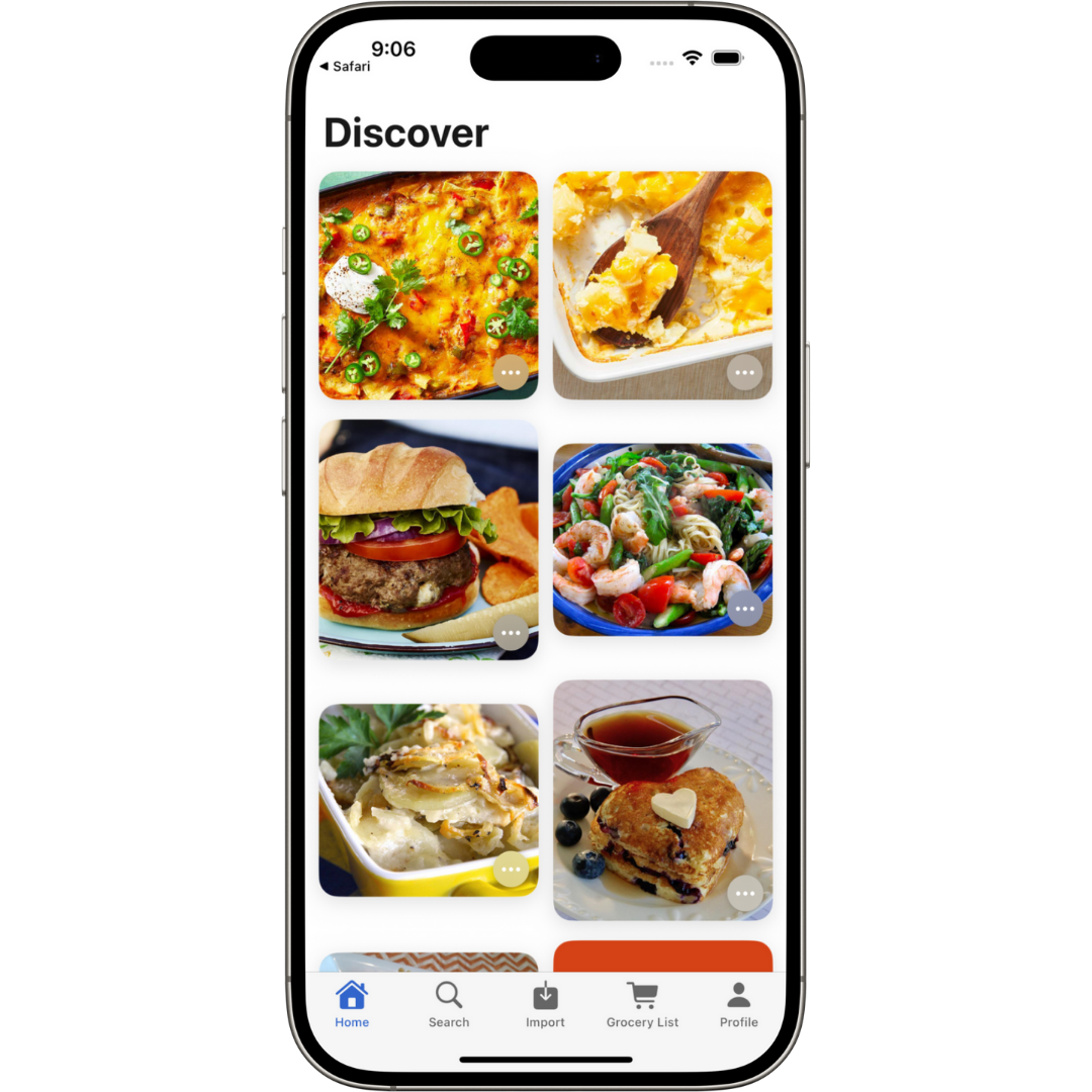 Chowboy App showing AI-powered recipe discovery and cooking tips